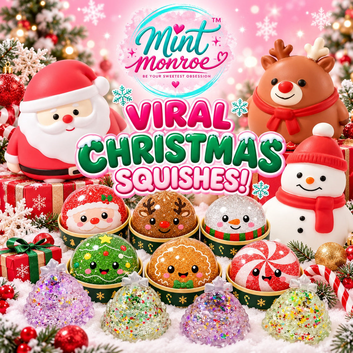Viral Christmas Squishes