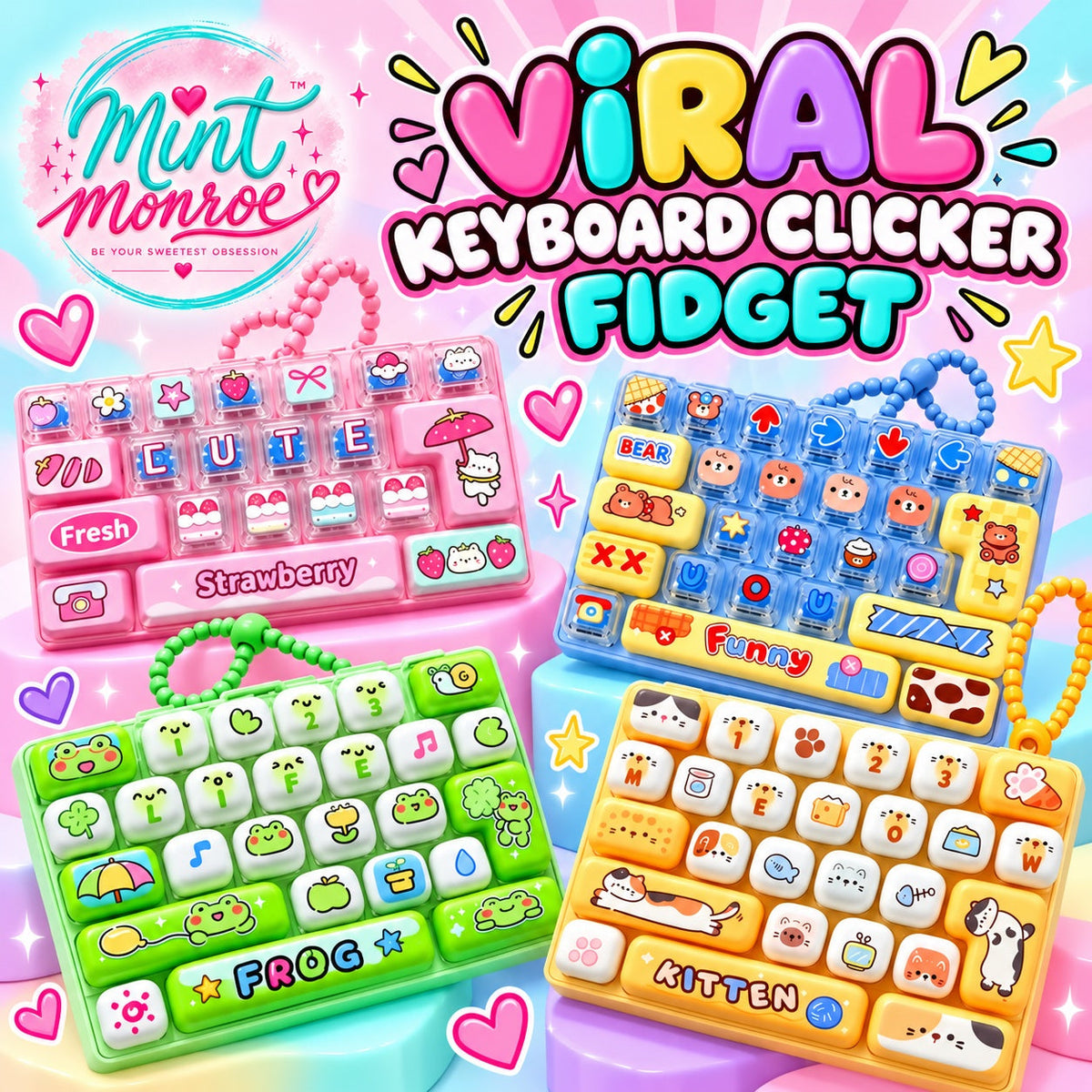 Viral Keyboard Clicker Fidgets