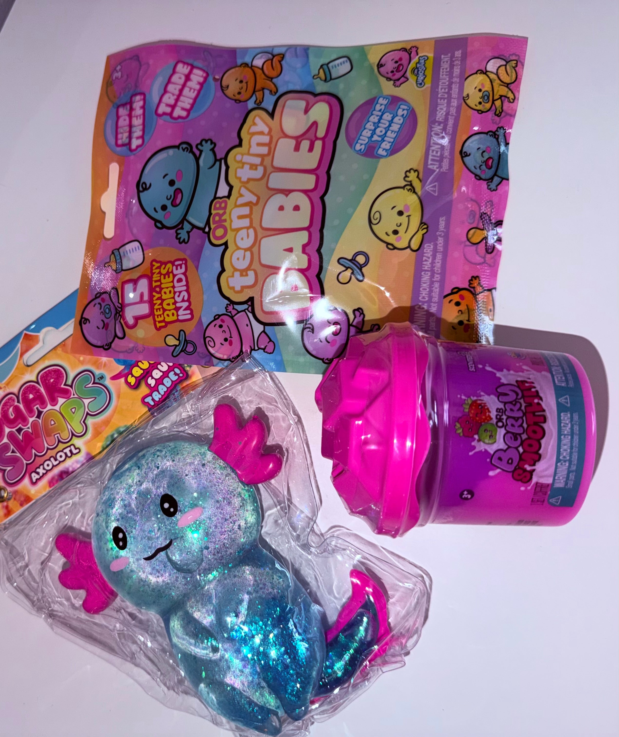 ORB Bundle - Blue Axolotl, Berry Slime, Babies