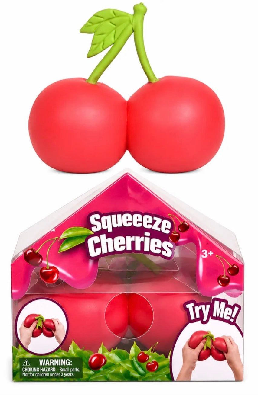 Jumbo Squeeeeze Cherries Squishy