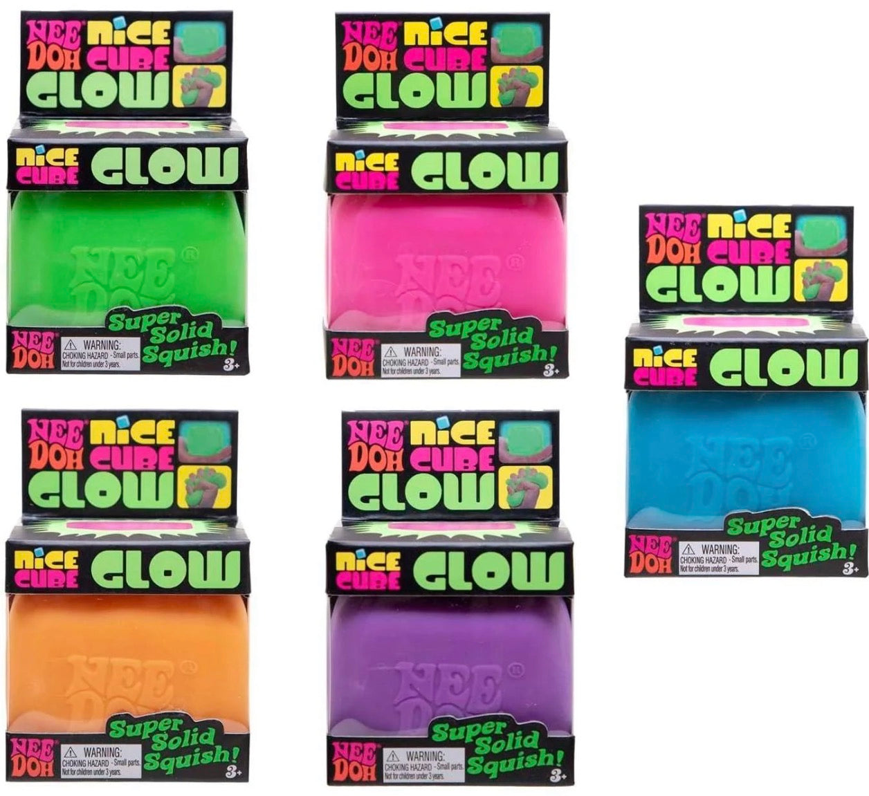 Nee Doh Glow Cube