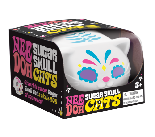 Nee Doh Sugar Skull Cats