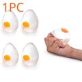Funky Egg Squishy Ball - Clear Stress Relief Toy for Kids & Adults Anxiety Reducer, Squeeze Splat Sensory Fidget Toys