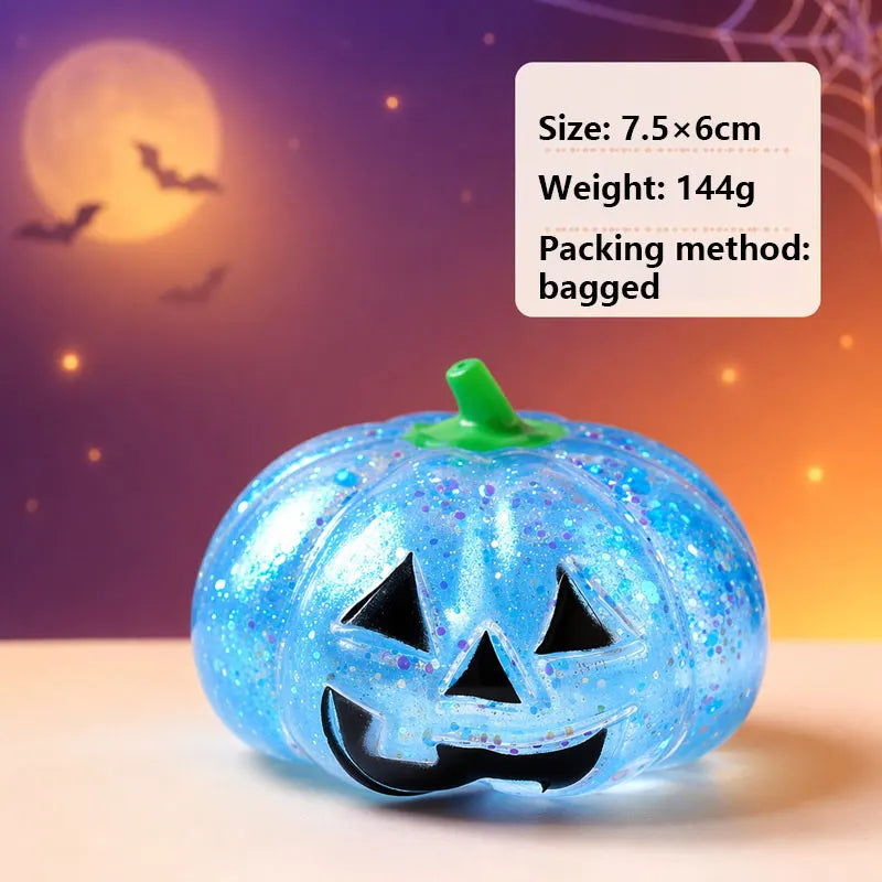 Halloween Pumpkin Maltose Stress Ball Squishy Toy Fidget Toy Stress Relief Slow Rebound