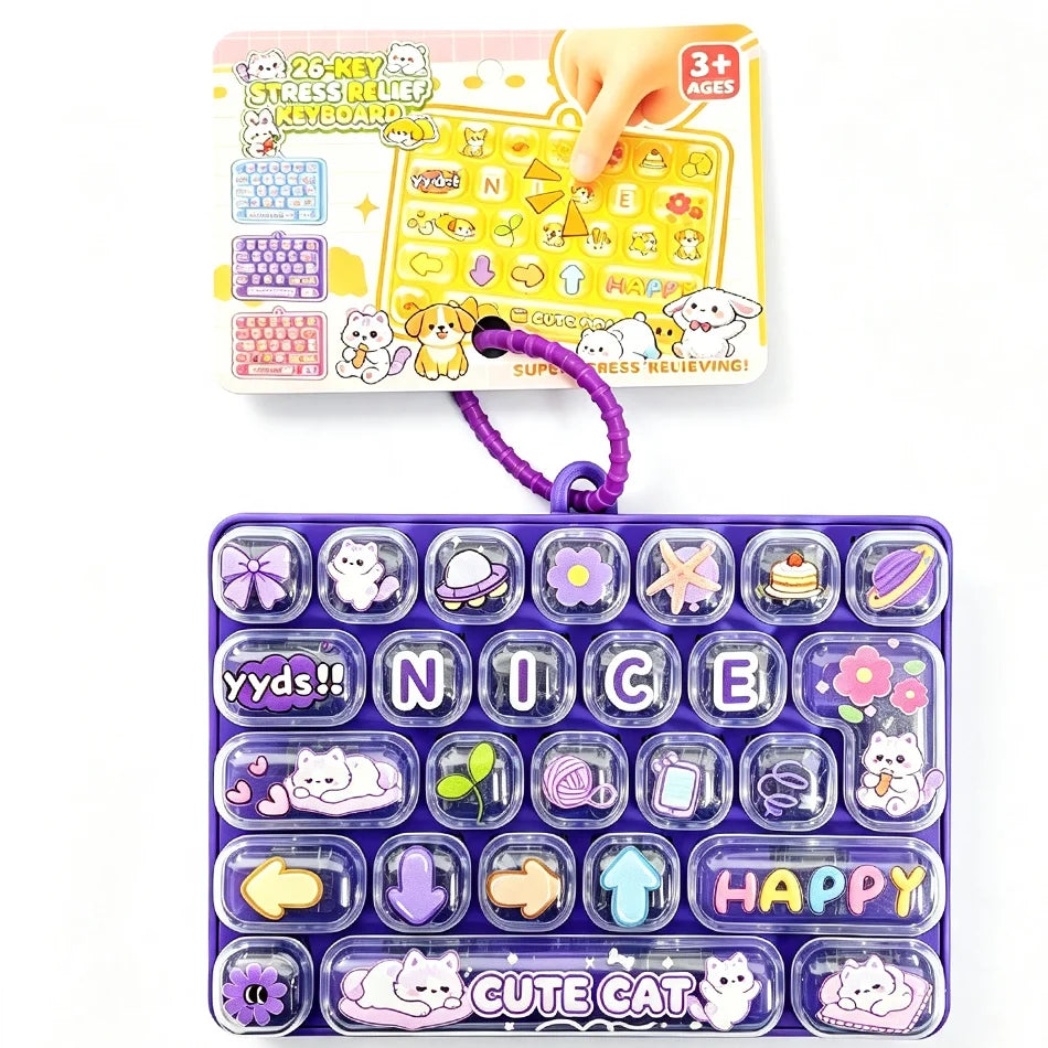 26 Keys Mechanical Keyboard Clicker Fidget