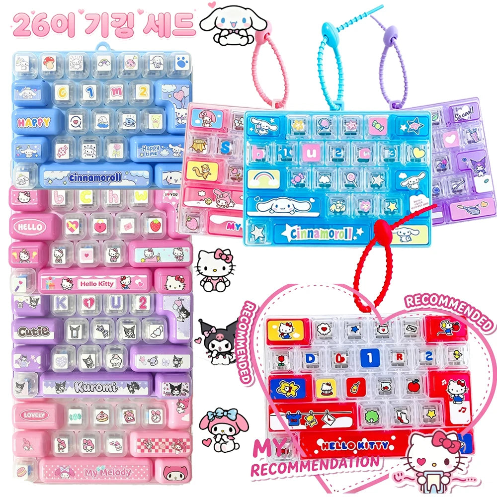 26-Key Fidget Keyboard Kawaii Sanrio