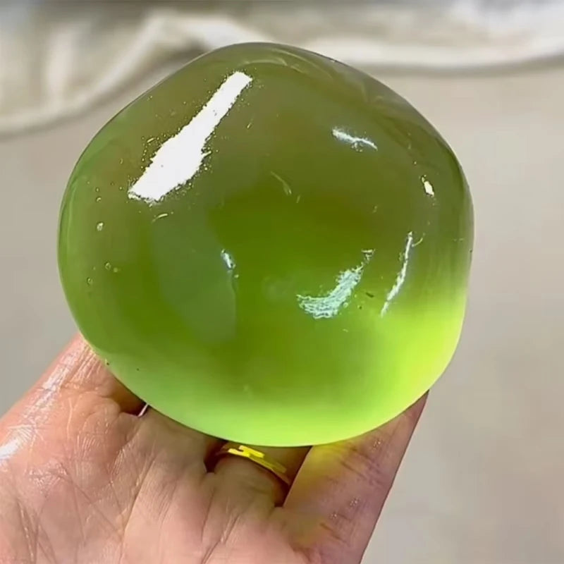 Maltose Stress Balls Sensory Ball Slow Rise Squishy Transparent Ball For Adults Hand Exercise Squeeze Gifts