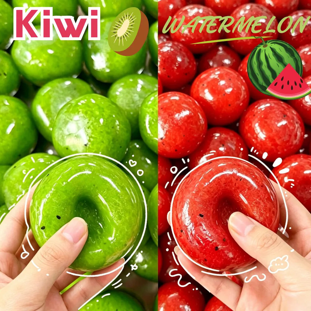 Kiwi & Watermelon Slush Squeeze Ball Squishy