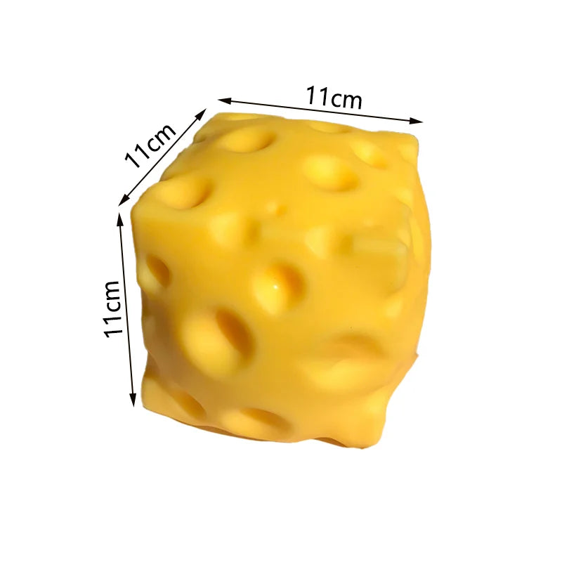 2026 Squishy Square Cheese Squeeze Toys Slow Rebound Stress Relief Sensory Toy Soft Butter Cheese Party Toy New