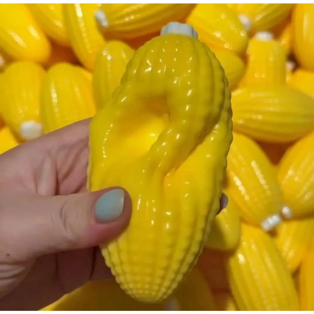 Crunchy Squishy Corn Stress Ball - Squeeze Toy for Anxiety Relief, Fidget Sensory Toy for Adults，Soft Feel ASMR Sensory Adults S