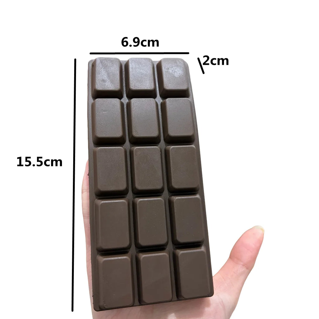 Squishy Simulated Chocolate Squeeze Toy PU Soft and Slow Rebound Fidget Toys Stress Relief Toy Sensory Squeeze Toys for Adults