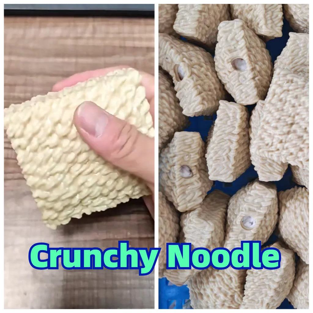 Crunchy Instant Noodle and Cute Dog Handmade Squishy