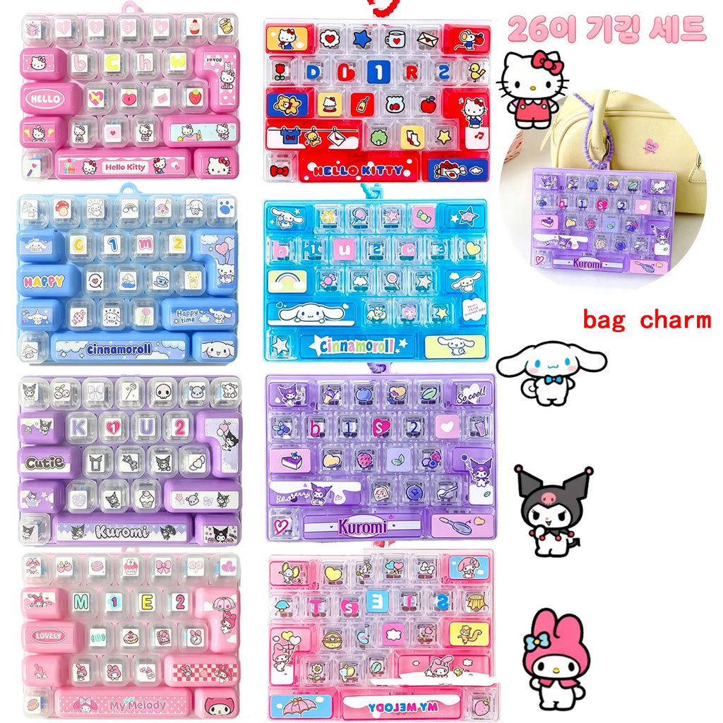 26-Key Fidget Keyboard Kawaii Sanrio
