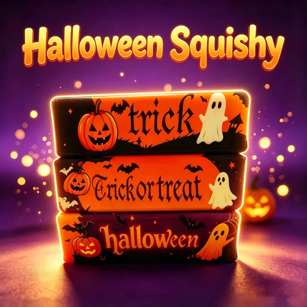 Halloween Special Edition Squishy Anti-Stress Toy Simulated Butter Stress-Relieving Fidget Squishy Ball Relaxing Gift Party