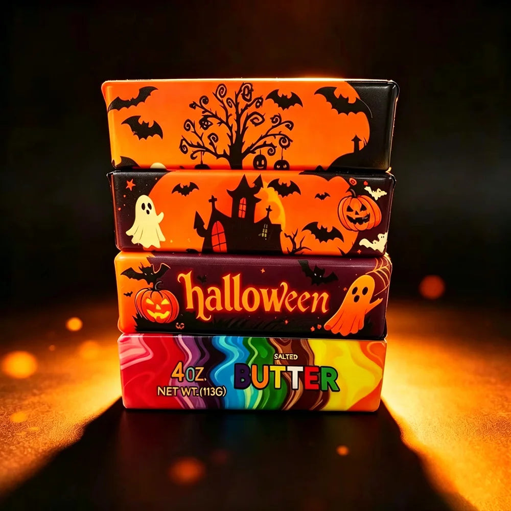 Halloween Special Edition Squishy Anti-Stress Toy Simulated Butter Stress-Relieving Fidget Squishy Ball Relaxing Gift Party