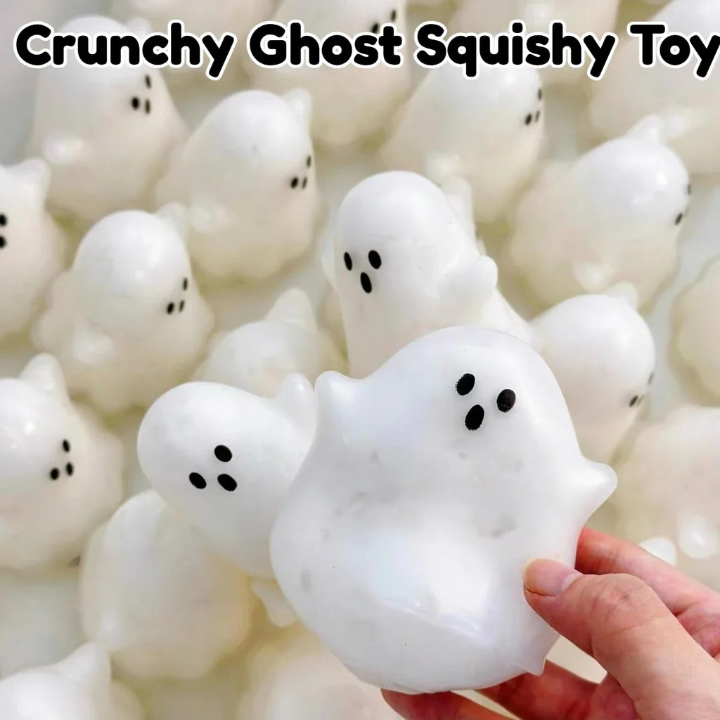 Halloween Squishies Ball Crunchy Handmade Pumpkin Squishy Toy Slow Rising Squeeze Stress Relief Toy Halloween Party Favor Gifts