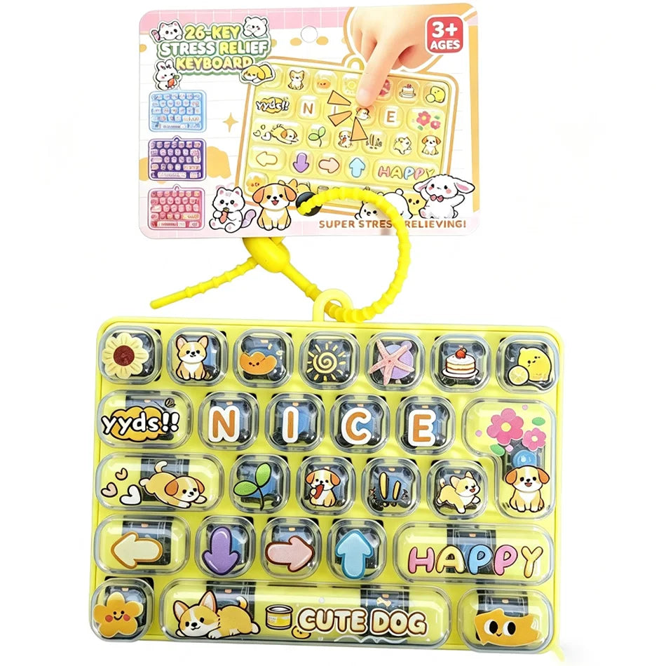 26 Keys Mechanical Keyboard Clicker Fidget