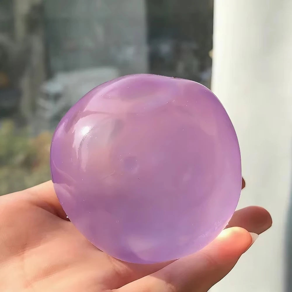 Maltose Stress Balls Sensory Ball Slow Rise Squishy Transparent Ball For Adults Hand Exercise Squeeze Gifts