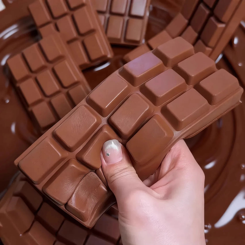 Squishy Simulated Chocolate Squeeze Toy PU Soft and Slow Rebound Fidget Toys Stress Relief Toy Sensory Squeeze Toys for Adults