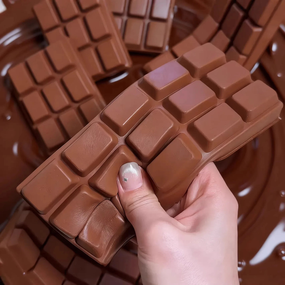 Squishy Simulated Chocolate Squeeze Toy PU Soft and Slow Rebound Fidget Toys Stress Relief Toy Sensory Squeeze Toys for Adults